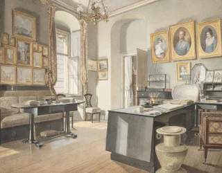 Eine Studieninterieur in St. Pölten